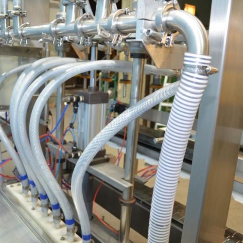 Accutek 60 BPM Liquor or Beer Bottling Line, Rinser, Filler, Plugger, Conveyor, Etc