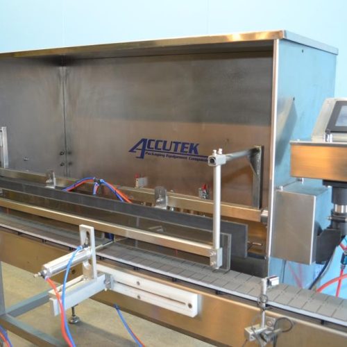 Accutek 60 BPM Liquor or Beer Bottling Line, Rinser, Filler, Plugger, Conveyor, Etc