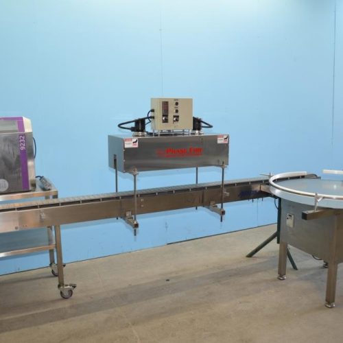 Accutek 60 BPM Liquor or Beer Bottling Line, Rinser, Filler, Plugger, Conveyor, Etc