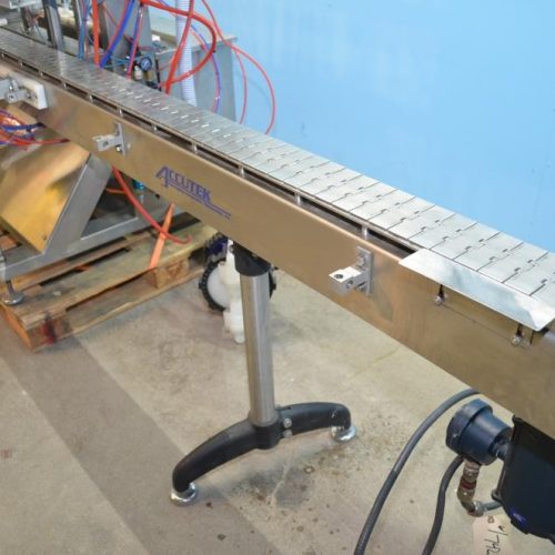 Accutek 60 BPM Liquor or Beer Bottling Line, Rinser, Filler, Plugger, Conveyor, Etc