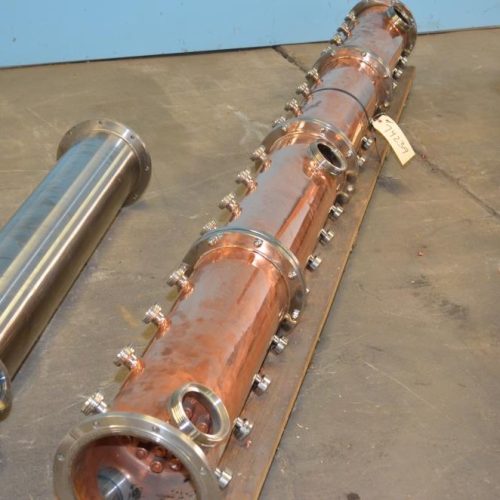UNUSED 250 Liter Minnetonka Type 3 Copper Column Distiller Jacketed with Agitation