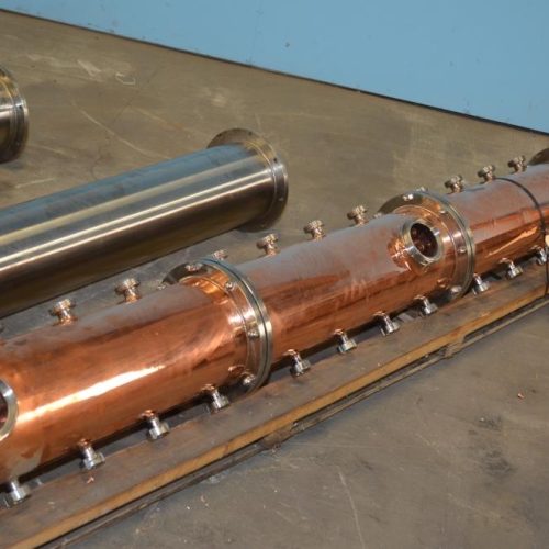 UNUSED 250 Liter Minnetonka Type 3 Copper Column Distiller Jacketed with Agitation