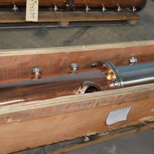 UNUSED 250 Liter Minnetonka Type 3 Copper Column Distiller Jacketed with Agitation