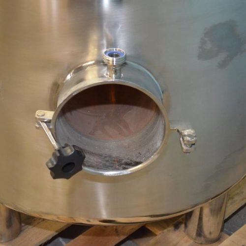 UNUSED 250 Liter Minnetonka Type 3 Copper Column Distiller Jacketed with Agitation