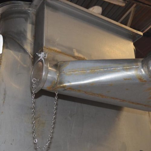 36 in W x 34 in L S/S Dewatering Hopper