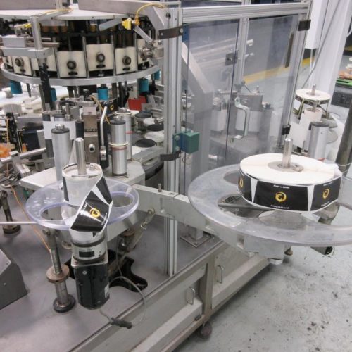 Shorewood Model 5200R Front, Back, Neck Rotary Labeler