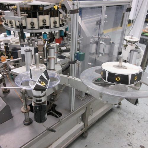 Shorewood Model 5200R Front, Back, Neck Rotary Labeler