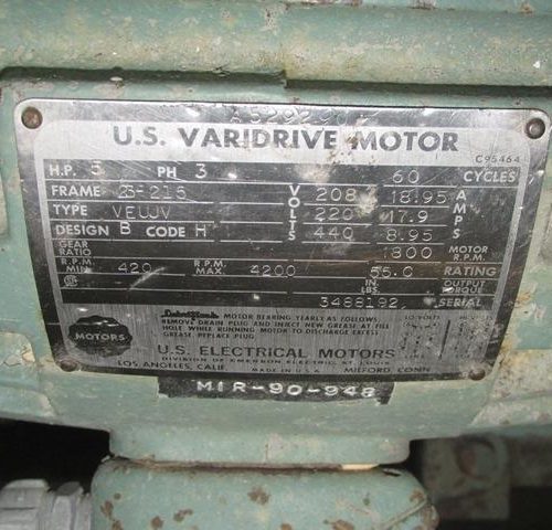 Strong Scott Model TCS8 Size 8 5 HP Clamshell Type Turbulizer