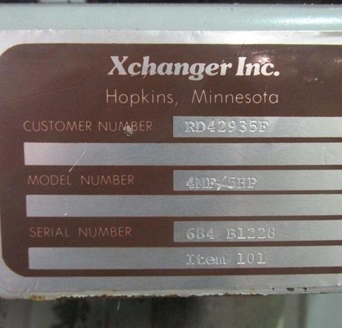 Fuller Sutorbilt Model 4MF 5 HP Blower