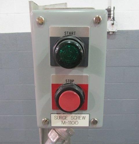 Anderson Dahlen 27 Cu Ft S/S Trough 12 in Dia C/S Screw Twin Screw Mixer