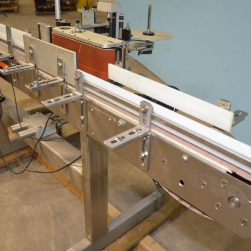 Quadrel Model Q10 Wrap Around Conveyorized Pressure Sensitive Labeler