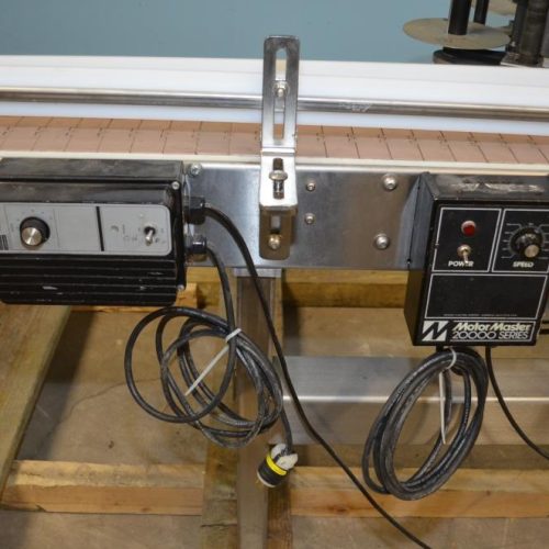 Quadrel Model Q10 Wrap Around Conveyorized Pressure Sensitive Labeler