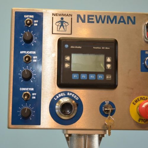 Newman Model NV2 S/S Wrap Around 140 CPM Pressure Sensitive Labeler