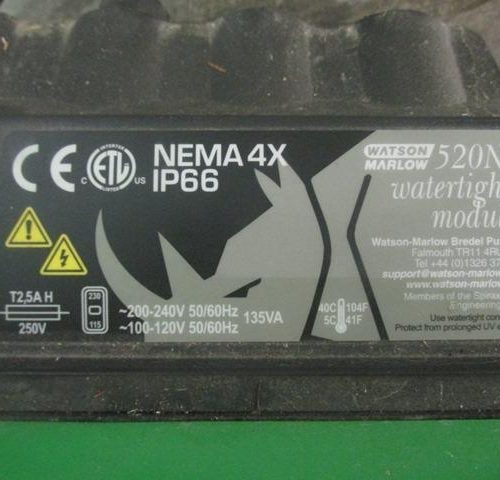 Watson Marlow Model 520N Peristaltic Dosing Pump