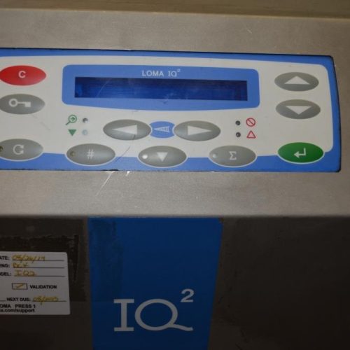 Twin Head Loma IQ2 13 3/4 in W x 2 7/8 in H Aperture S/S Metal Detectors with Reject