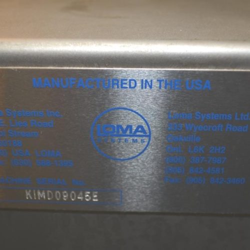 Twin Head Loma IQ2 13 3/4 in W x 2 7/8 in H Aperture S/S Metal Detectors with Reject