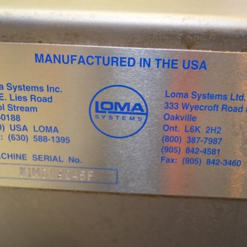 Twin Head Loma IQ2 13 3/4 in W x 2 7/8 in H Aperture S/S Metal Detectors with Reject