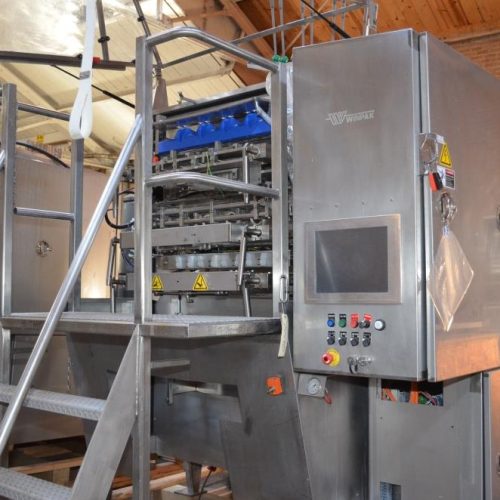 Winpak Model WP32 Eight Lane Vertical Form, Fill, and Seal Liquid Pouch Machine