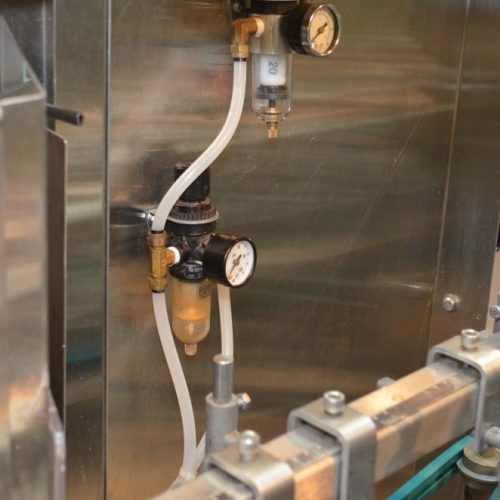 Pace Model M350AR S/S 300 BPM Bottle Unscrambler with Integrated Elevator