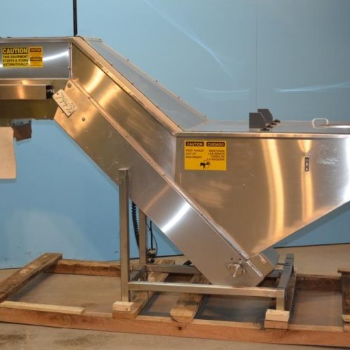 Pace Model M350AR S/S 300 BPM Bottle Unscrambler with Integrated Elevator