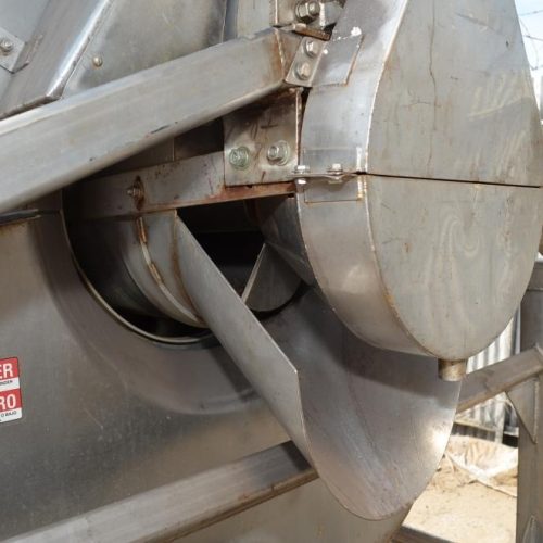 8.5 ft L x 5 ft Diameter S/S Rotary Drum Blancher or Pouch Cooler