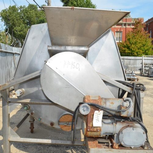 8.5 ft L x 5 ft Diameter S/S Rotary Drum Blancher or Pouch Cooler