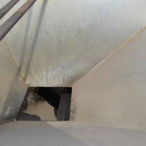 8.5 ft L x 5 ft Diameter S/S Rotary Drum Blancher or Pouch Cooler