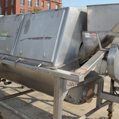 8.5 ft L x 5 ft Diameter S/S Rotary Drum Blancher or Pouch Cooler