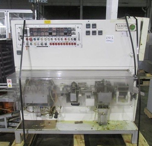 Sarong Model SG12 Inline Dual (12) Cavity Suppository Wrapping Machine