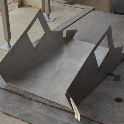 AC Horn S/S Frame 24 in W Rubber Belt Sanitary Scoop 19 Ft Discharge Incline Conveyor