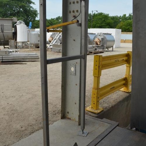 AC Horn S/S Frame 24 in W Rubber Belt Sanitary Scoop 19 Ft Discharge Incline Conveyor