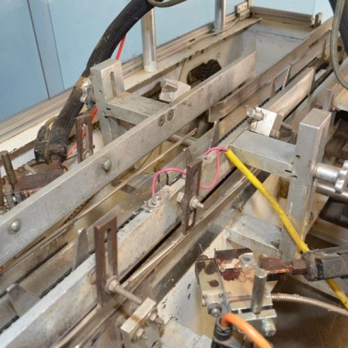 Adco Model 15D60EC 90 CPM 14 in Pitch Semi Auto Horizontal End Load Hot Melt Cartoner