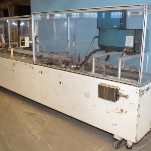 Adco Model 15D60EC 90 CPM 14 in Pitch Semi Auto Horizontal End Load Hot Melt Cartoner