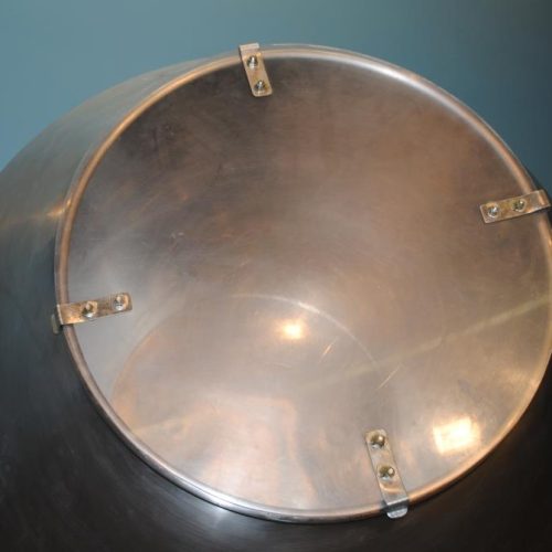 Stokes 40 in Diameter Angular S/S Coating Pan