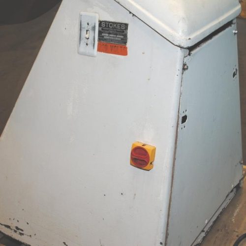 Stokes 40 in Diameter Angular S/S Coating Pan