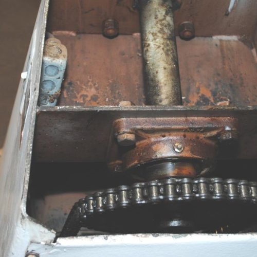 Stokes 40 in Diameter Angular S/S Coating Pan