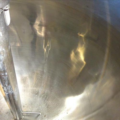 300 Gallon Groen INA300 S/S Spherical Jacketed Incline Scrape Agitated Kettle