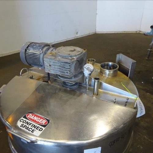 150 Gallon Dover S/S Sweep Scrape Agitated 90psi Jacketed Kettle