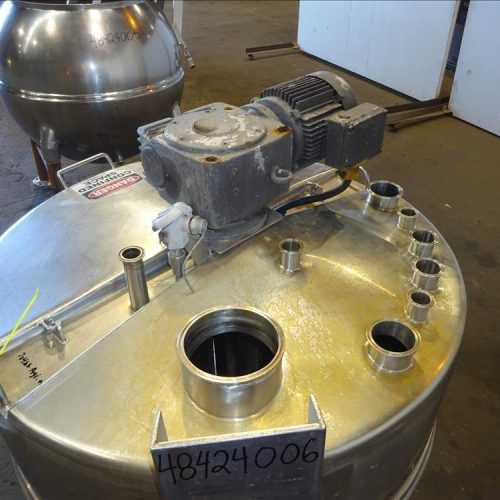 150 Gallon Dover S/S Sweep Scrape Agitated 90psi Jacketed Kettle