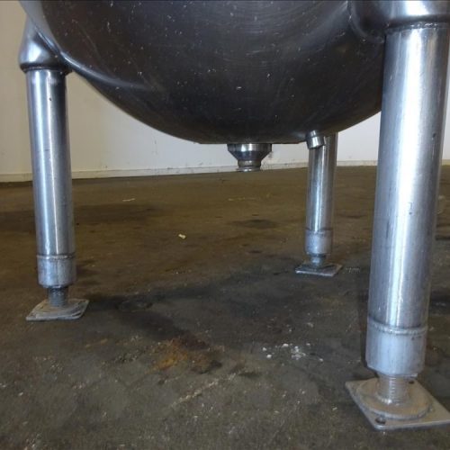 150 Gallon Dover S/S Sweep Scrape Agitated 90psi Jacketed Kettle