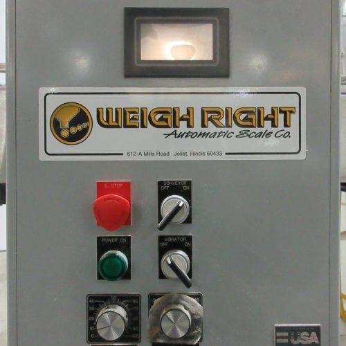 Weigh Right Model IQ401L S/S Shuttle Single Head Dimple Pan Scale with Conveyor