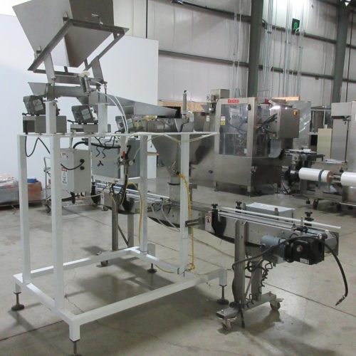 Weigh Right Model IQ401L S/S Shuttle Single Head Dimple Pan Scale with Conveyor