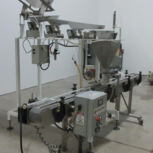 Weigh Right Model IQ401L S/S Shuttle Single Head Dimple Pan Scale with Conveyor