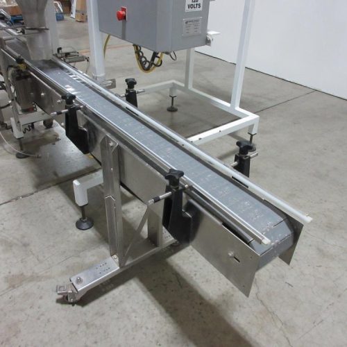 Weigh Right Model IQ401L S/S Shuttle Single Head Dimple Pan Scale with Conveyor