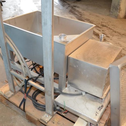 Cozzini 5 HP S/S Centrifugal Pump with S/S Return Hopper