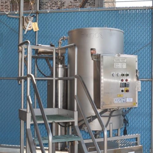 260 Gallon Cozzini  S/S Brine Tank with 15 and 10 HP C-Pumps and Heat Exchanger