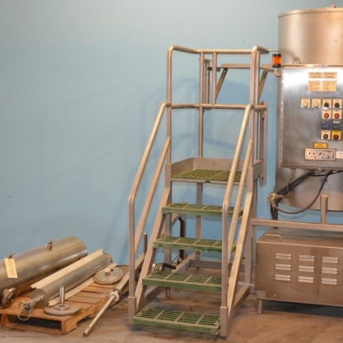 260 Gallon Cozzini  S/S Brine Tank with 15 and 10 HP C-Pumps and Heat Exchanger