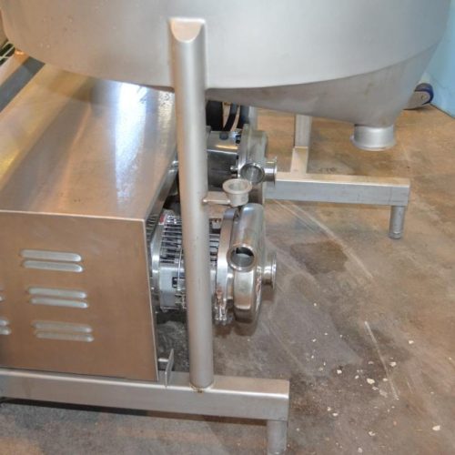 260 Gallon Cozzini  S/S Brine Tank with 15 and 10 HP C-Pumps and Heat Exchanger