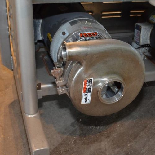 260 Gallon Cozzini  S/S Brine Tank with 15 and 10 HP C-Pumps and Heat Exchanger