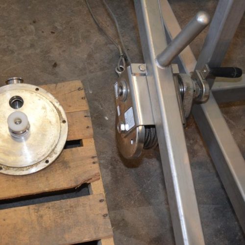 260 Gallon Cozzini  S/S Brine Tank with 15 and 10 HP C-Pumps and Heat Exchanger